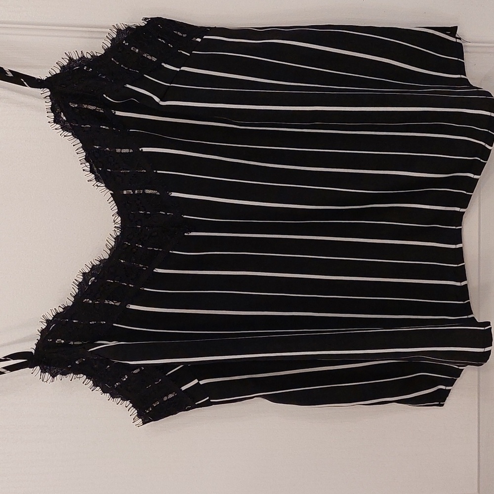 Gilli M black & white striped tank